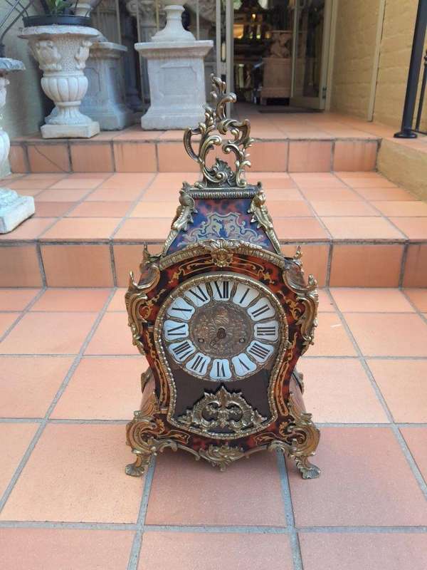 A 19th Century French Tortoiseshell Boulle Clock