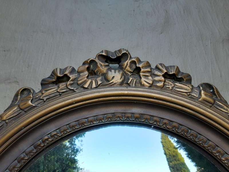 A 20th Century Gilt Painted Concave Mirror