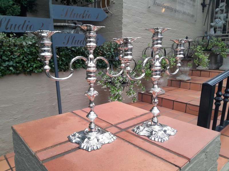 A Pair Of Elizabeth Ll Silver Candlesticks By Mappin & Webb Birmingham 1972