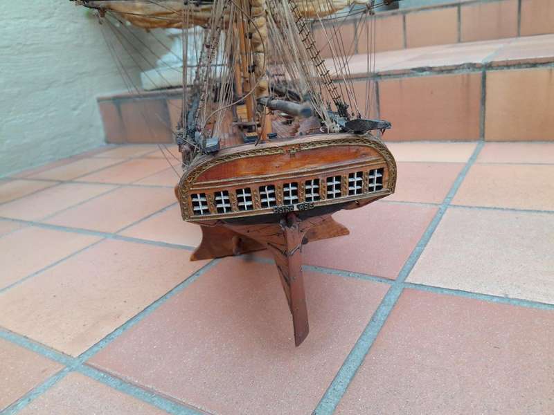 A 20th Century Hand-Made French Sailing Ship