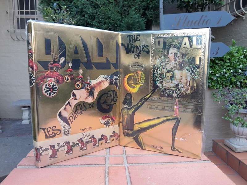 A 20th Century Set Of Two Books LES DÎNERS DE GALA & THE WINES OF GALA By Salvador Dalí And A N...