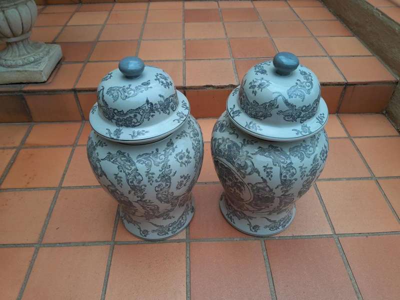 A 20th Century Set  Of Four Ceramic Ginger Jars