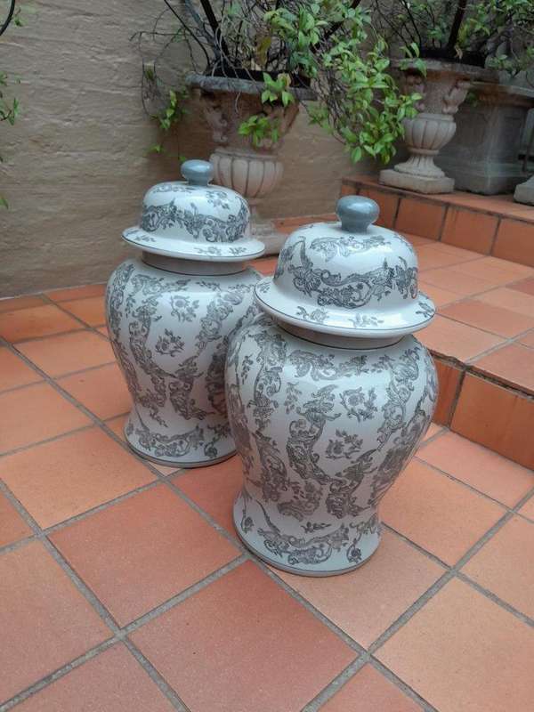A 20th Century Set  Of Four Ceramic Ginger Jars