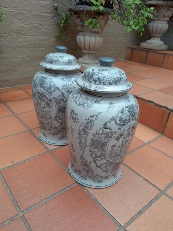 A 20th Century Set  Of Four Ceramic Ginger Jars