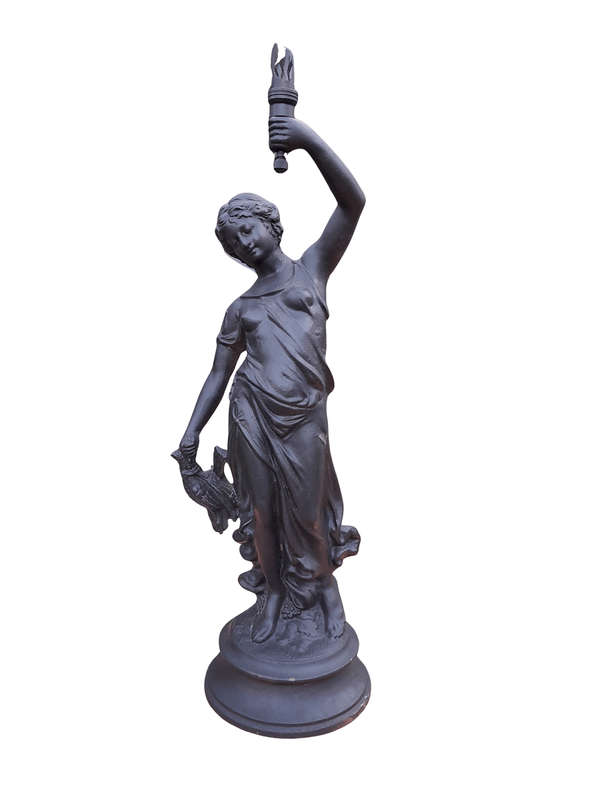 A 20TH Century Spelter Classical Figurine