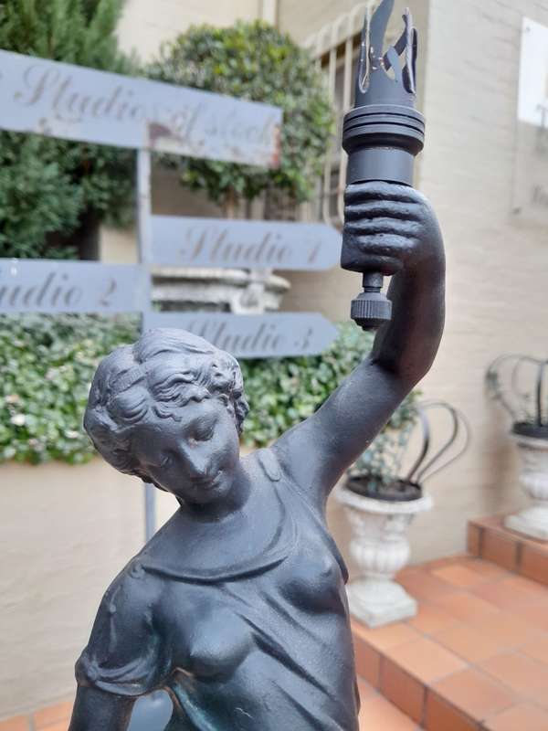 A 20TH Century Spelter Classical Figurine