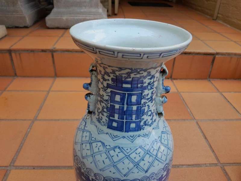 A Ching Dynasty Style Vase (Has A Certificate Of Antiquity)