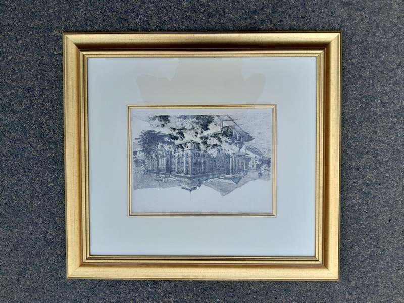 A 20th Century Set Of Four Cape Town Tinus De Jongh Engraving