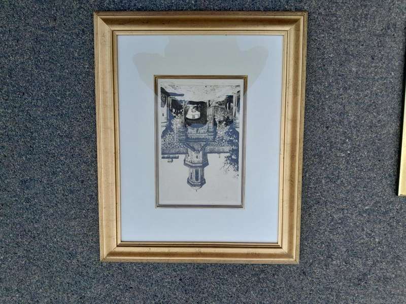 A 20th Century Set Of Four Cape Town Tinus De Jongh Engraving