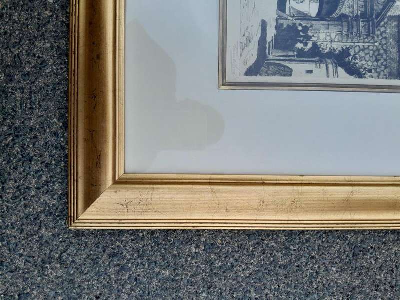 A 20th Century Set Of Four Cape Town Tinus De Jongh Engraving