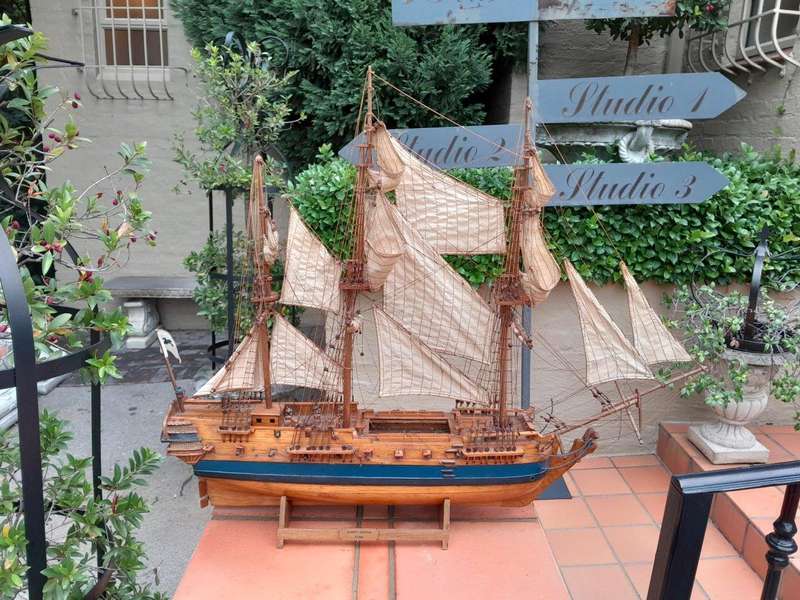 A Model of the Saint Geron 1736 Ship