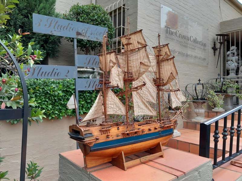 A Model of the Saint Geron 1736 Ship
