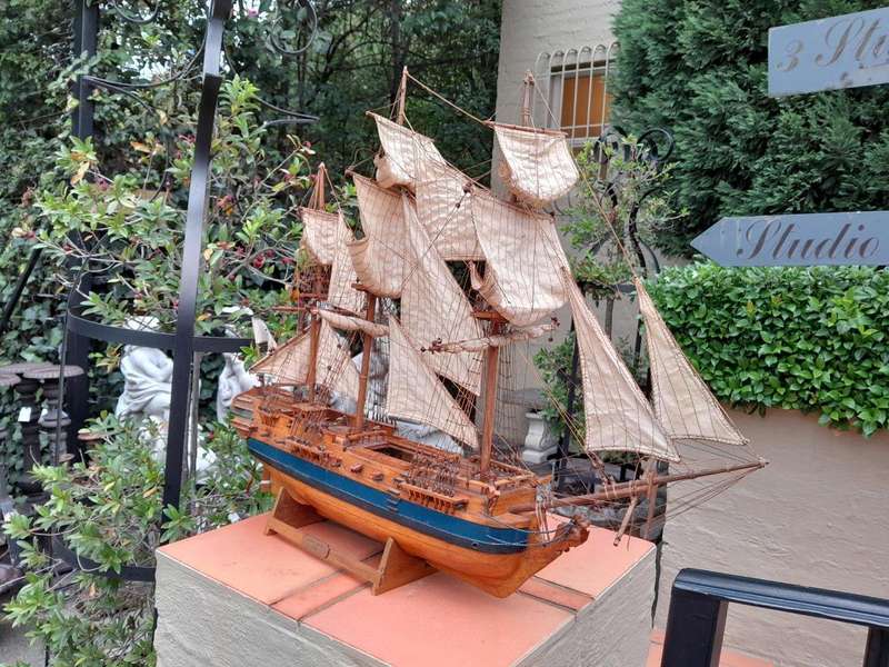 A Model of the Saint Geron 1736 Ship