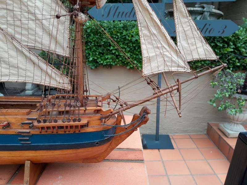 A Model of the Saint Geron 1736 Ship
