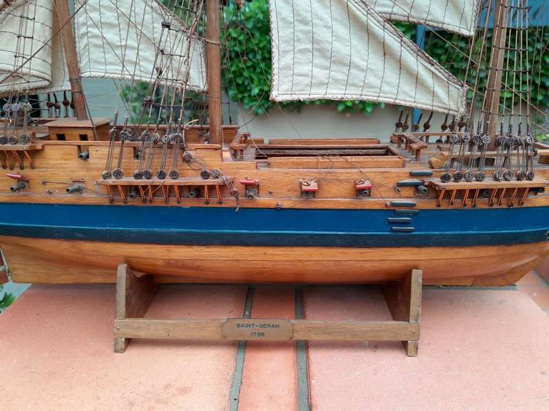 A Model of the Saint Geron 1736 Ship