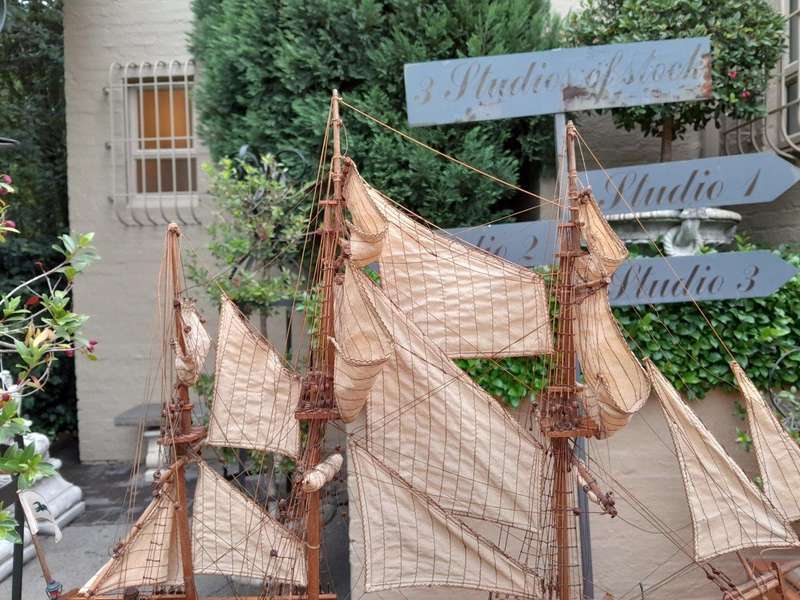A Model of the Saint Geron 1736 Ship