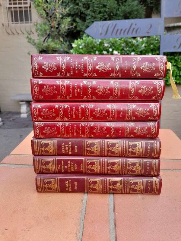 A 20TH Century Circa 1967  English Set of Four Volumes of Maculays History of England to the Dea...