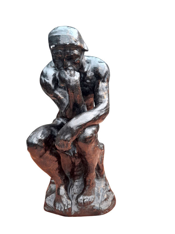 Metal Rodin The Thinker Figurine