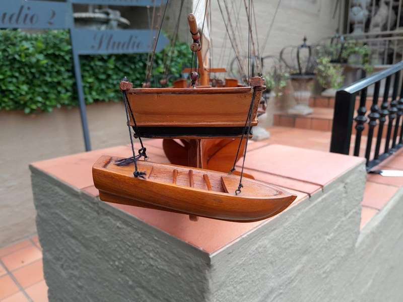 A 20th Century Handmade in Mauritius Model Ship