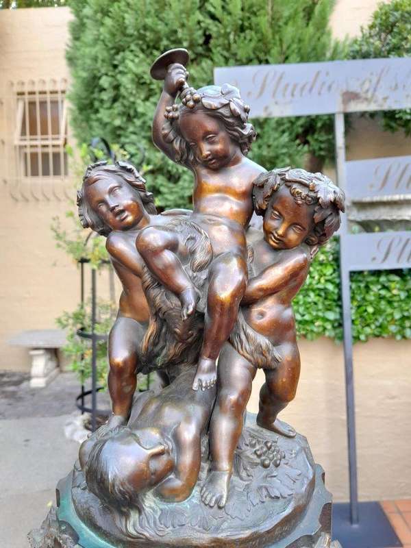 A 20th Century French Gilt Metal and Bronze Clock