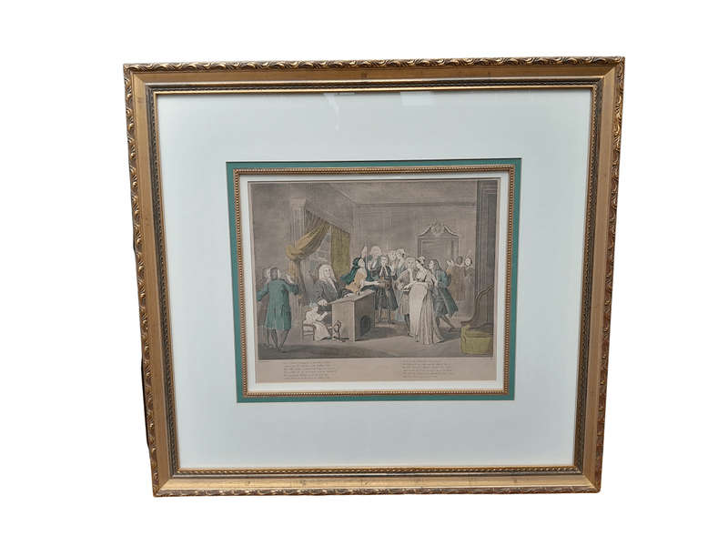 A Gilt Framed William Hogarth E Smith Print