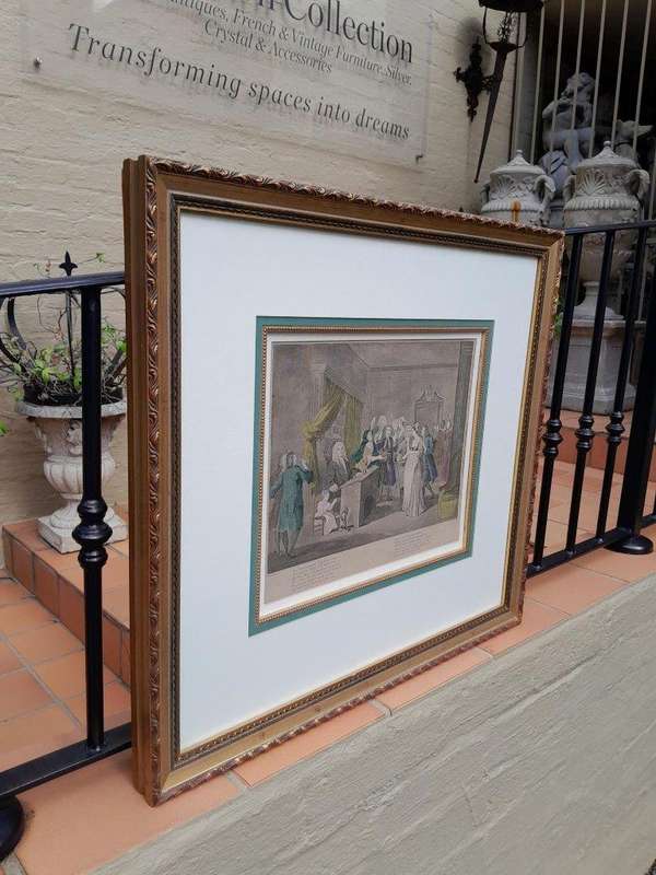 A Gilt Framed William Hogarth E Smith Print