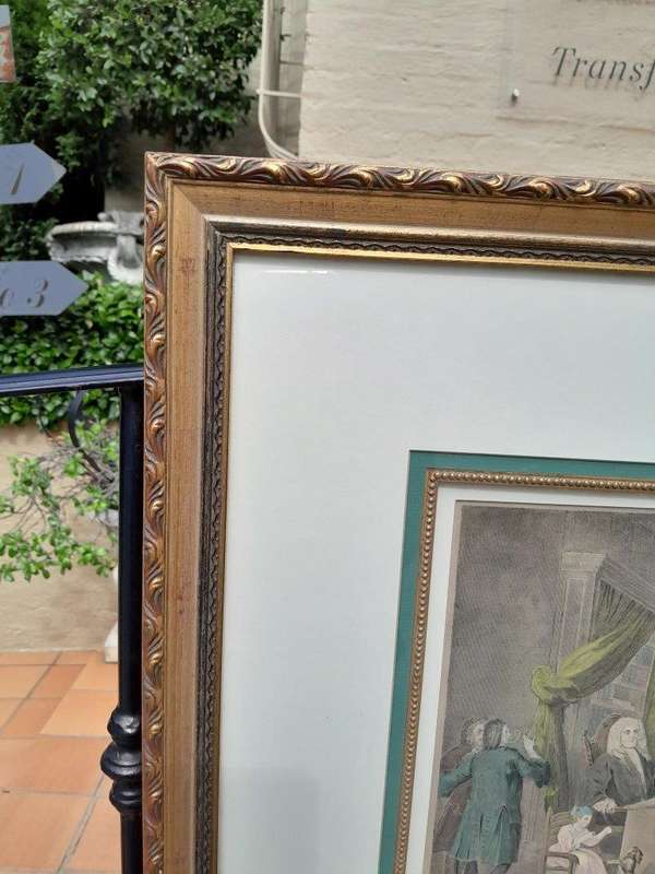 A Gilt Framed William Hogarth E Smith Print