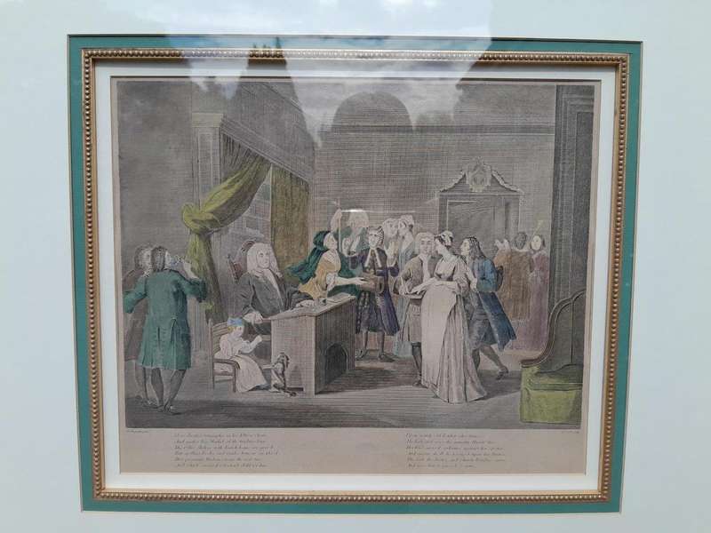 A Gilt Framed William Hogarth E Smith Print