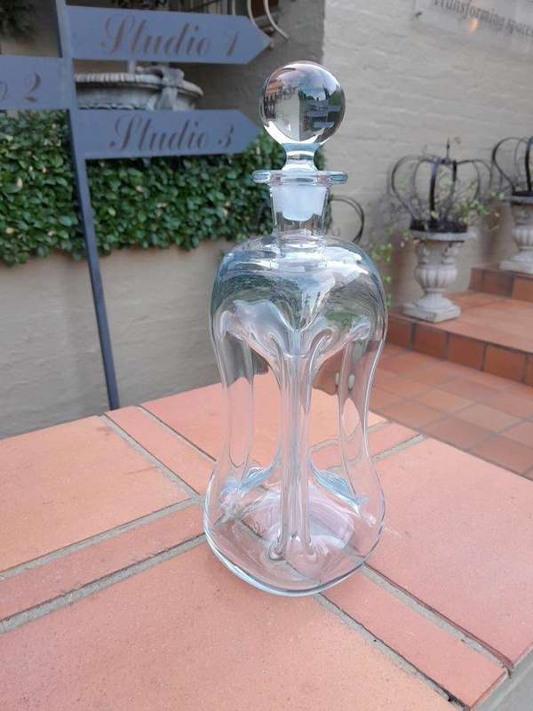 A Cutglass Glug-Glug Decanter