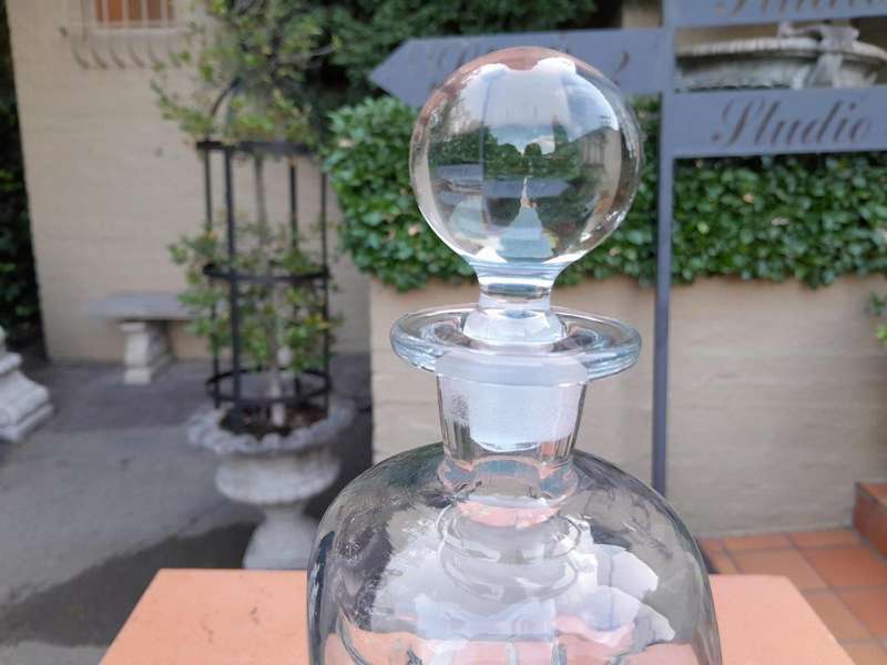 A Cutglass Glug-Glug Decanter