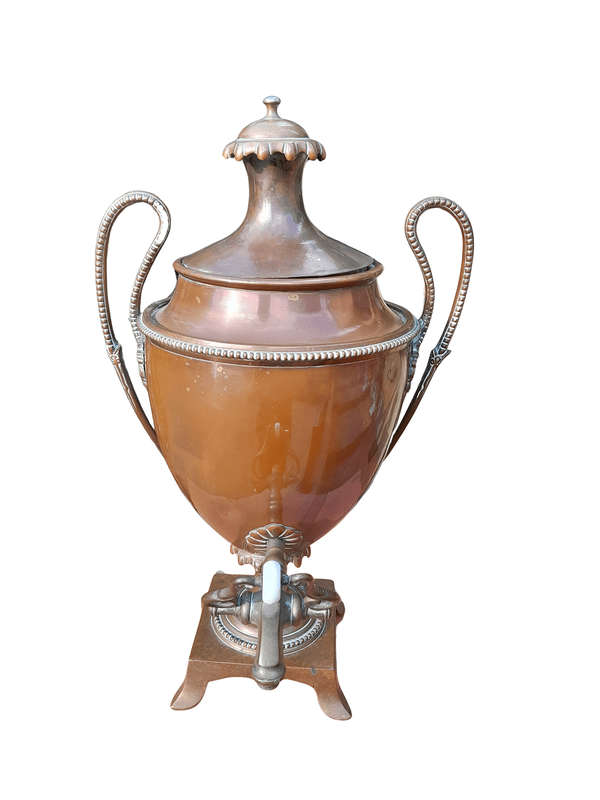 A 19th Century Regency Style Copper Samovar