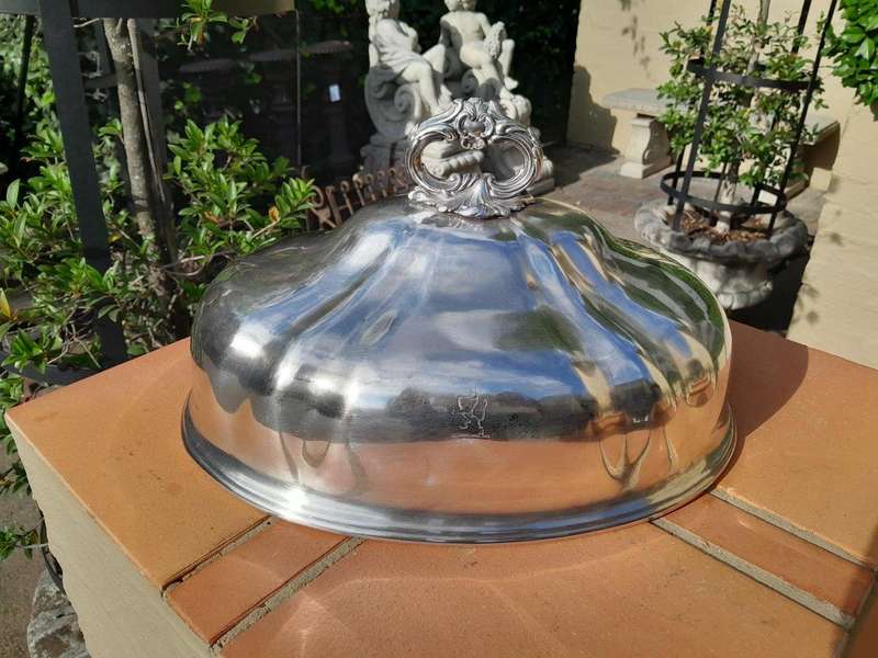 A 20th Century Silver Plate Food Dome