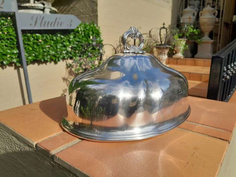 A 20th Century Silver Plate Food Dome