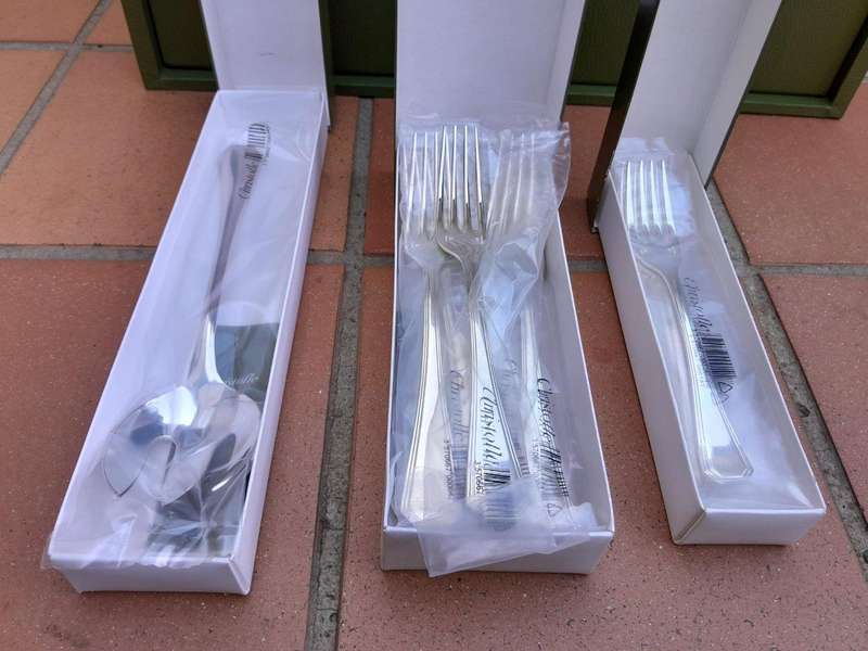 A Brand New Christofle Silver Plate Twelve Place Cutlery Set in Original Canteen (Never Used)