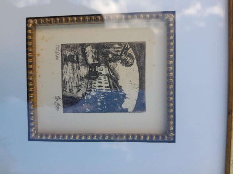 A Pair of Turner Wall Paris Scene in French Gilt Ornate Frames