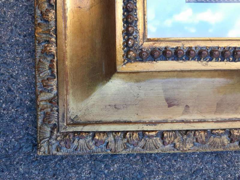 A Pair of Turner Wall Paris Scene in French Gilt Ornate Frames