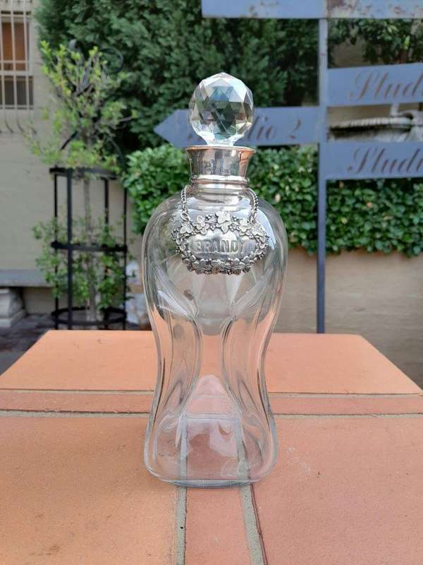 A 20th Century Elkington & Co Ltd, Birmingham, Circa 1906 Silver-Mounted glug-glug Decanter w...