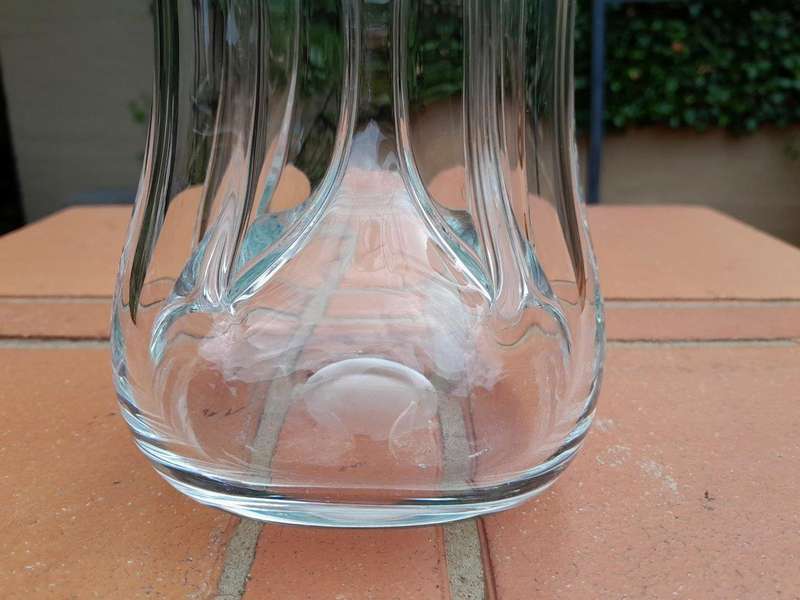 A Danish Sterling Silver Mounted Glug Glug Decanter