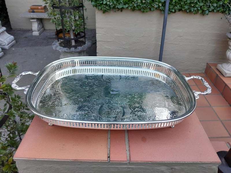 Silver Plated Gallery Tray