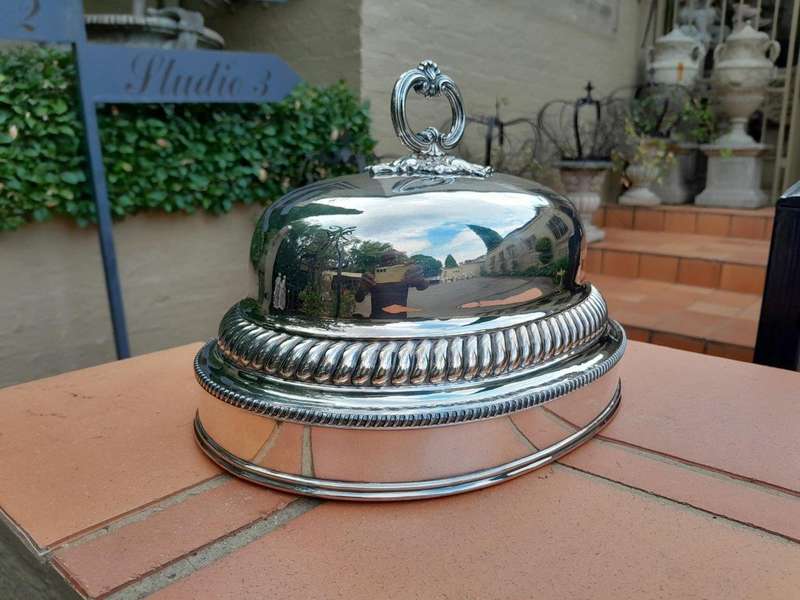 A Regency Style Electroplate Food Dome
