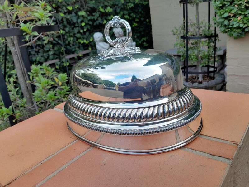 A Regency Style Electroplate Food Dome