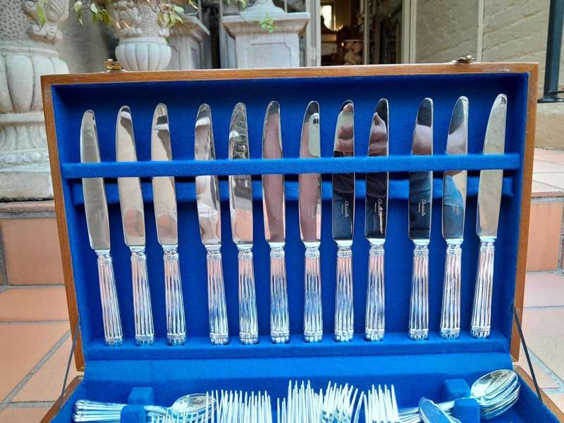 A Christofle Twelve Place Cutlery Setting Comprising of One Hundred and Thirty Eight (138) Pieces...
