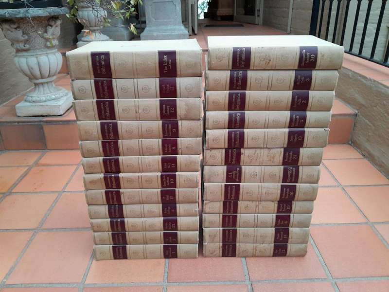 A 20TH Century Set of Encyclopaedia Britannica   Consisting of Twenty Four (24) Volumes with th...