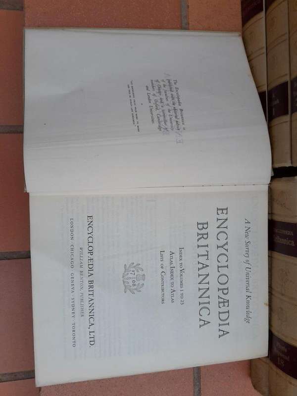 A 20TH Century Set of Encyclopaedia Britannica   Consisting of Twenty Four (24) Volumes with th...