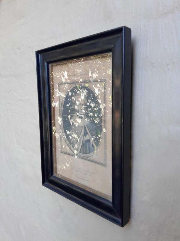 A 20th Century French Engraving In Wooden Frame Of Edward V King Of England
