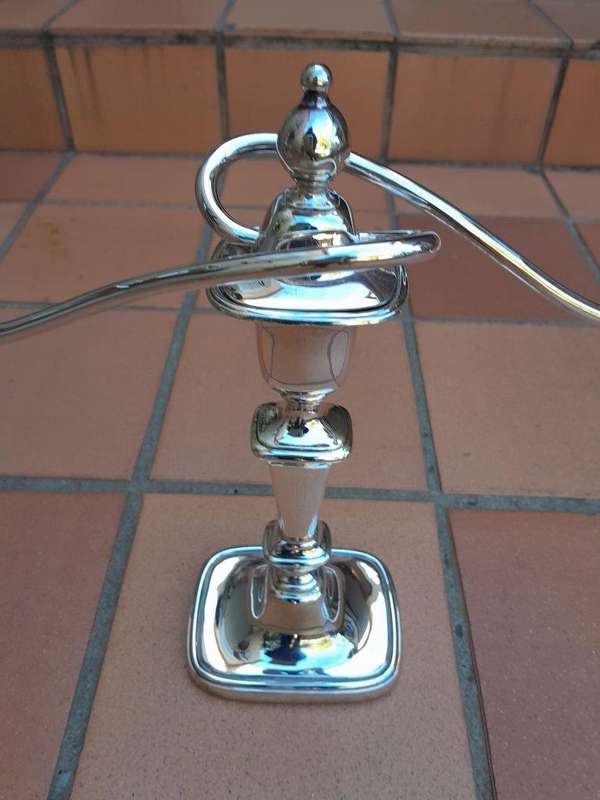 A 20th Century Pair Silver Plate Candelabras By Mappin And Webb