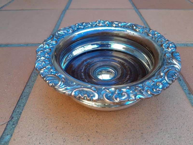 A 19th Century Pair Of Old Sheffield Plate Wine Bottle Coasters