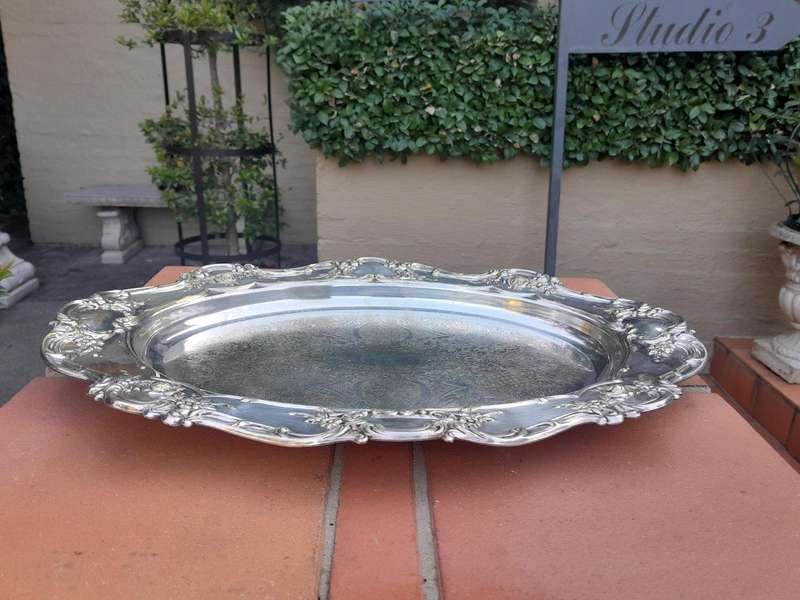 A 20th Century French EPNS Tray