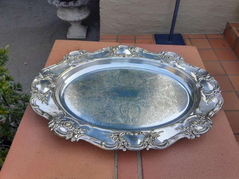 A 20th Century French EPNS Tray