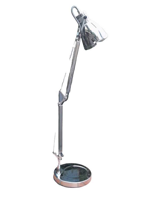 A 20th Century Chrome Adjustable Desk / Table Lamp